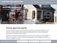 Tablet Screenshot of malenappraisalservices.com